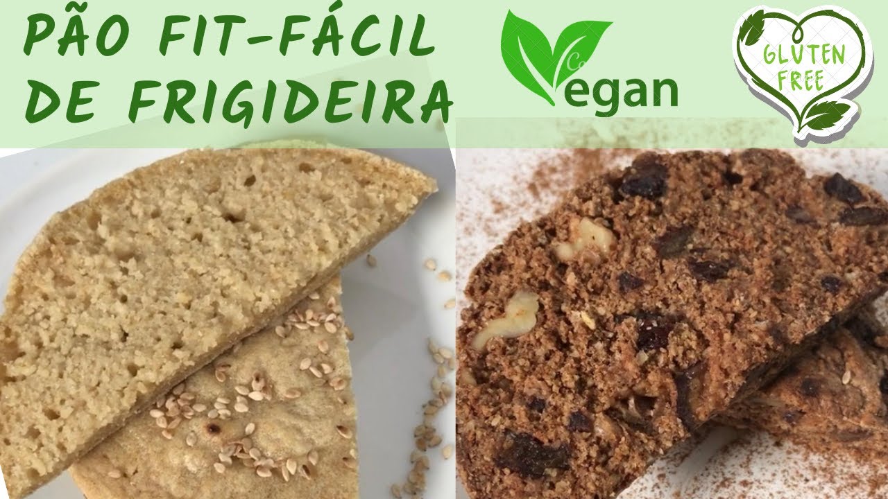 Receita fácil de Pão Fit de Frigideira  | sem glúten | sem lactose