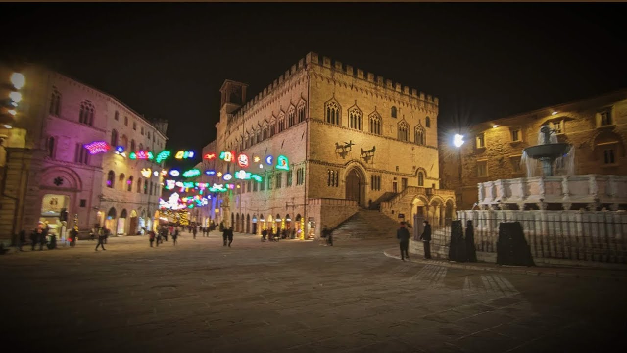 PERUGIA- CHRISTMAS - cinematic video 4K-iPad Air m3- camera test