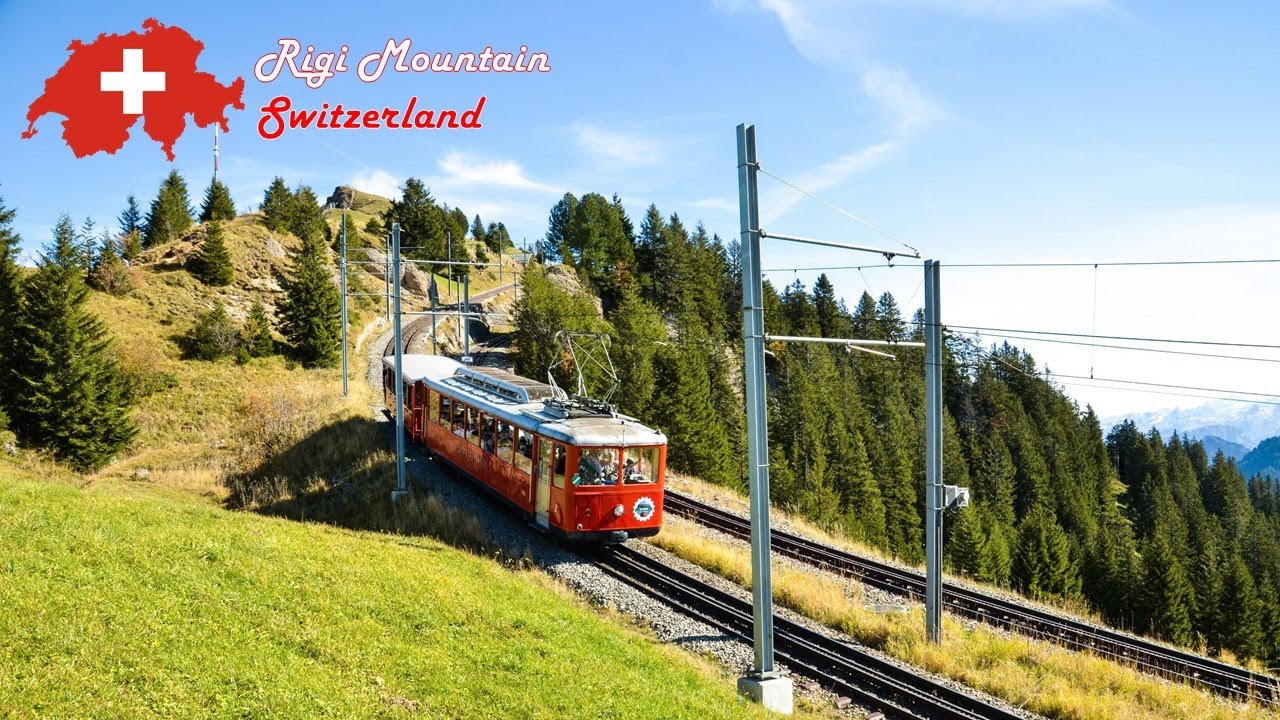 4K - Viztnau to top of Mount Rigi, Switzerland - Mountains of Switzerland - Travel Guide