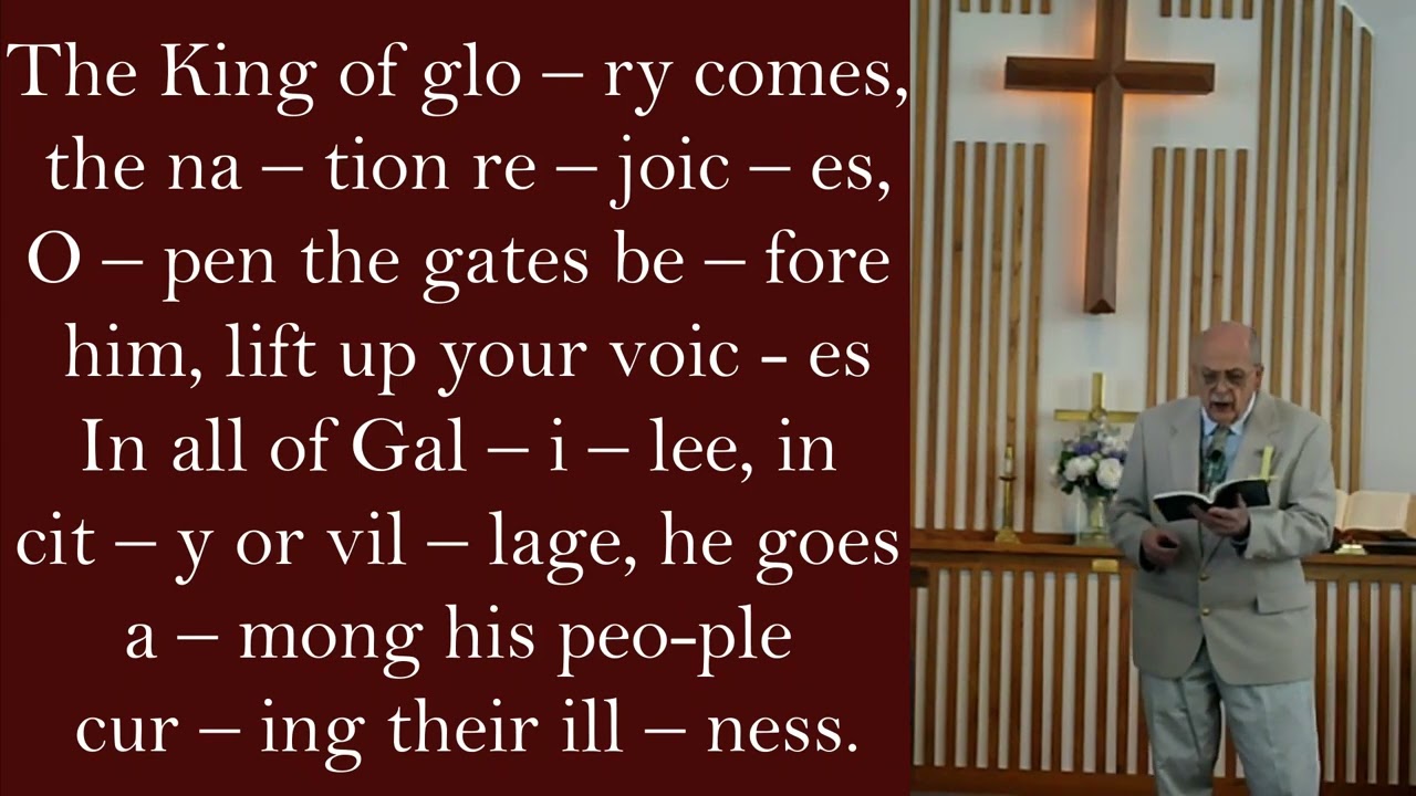 Congregation Hymn Sing:  