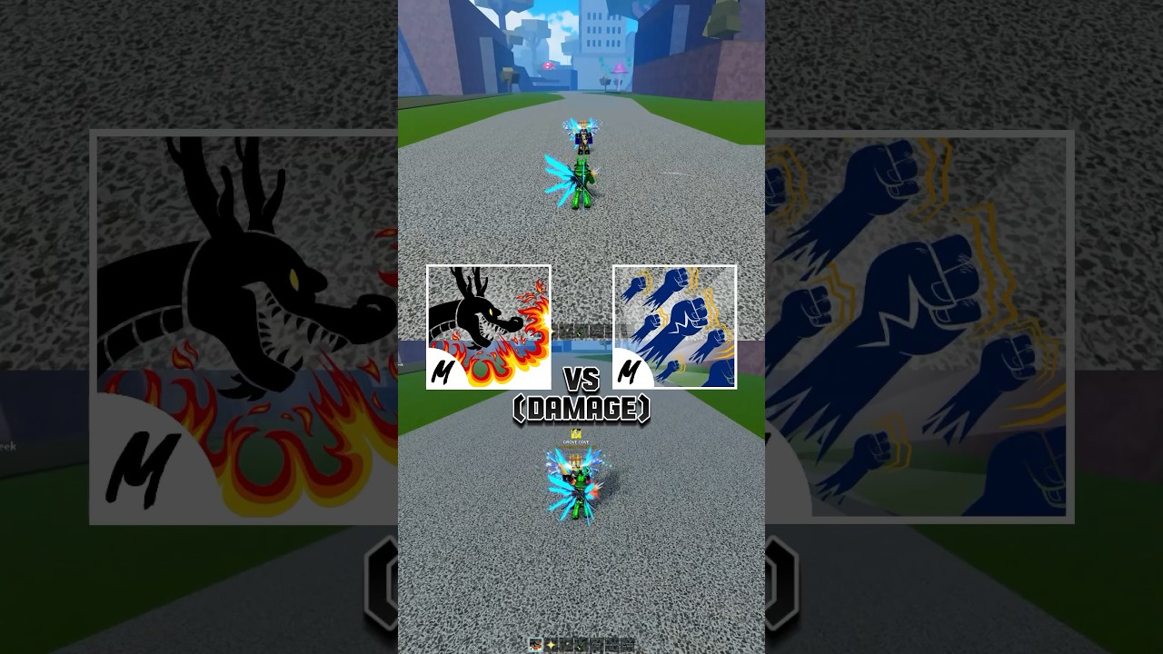 Dragon Talon vs Godhuman #bloxfruit #roblox #bloxfruits #dispecs