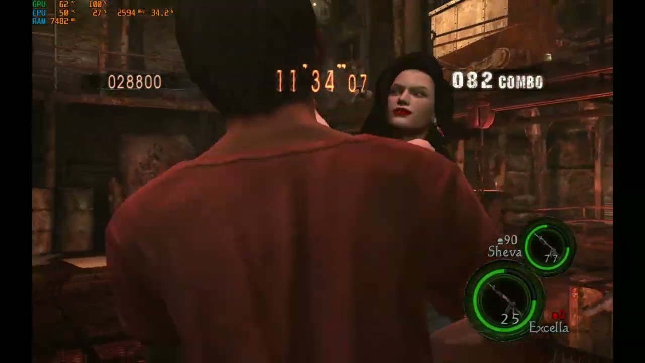 (PC) Mercenaries reunion Prison Duo Excella Tricell & Sheva FT 1136k  |Resident Evil 5!