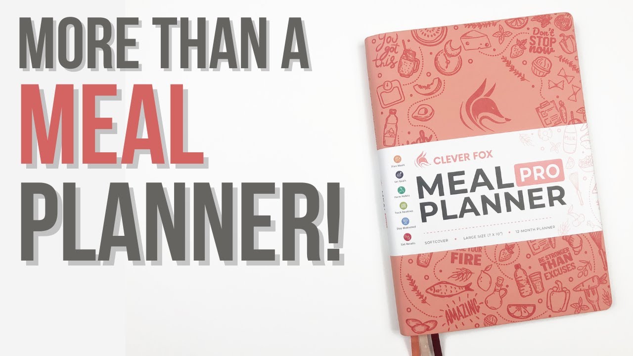 CLEVER FOX MEAL PLANNER PRO | with health & fitness tracking