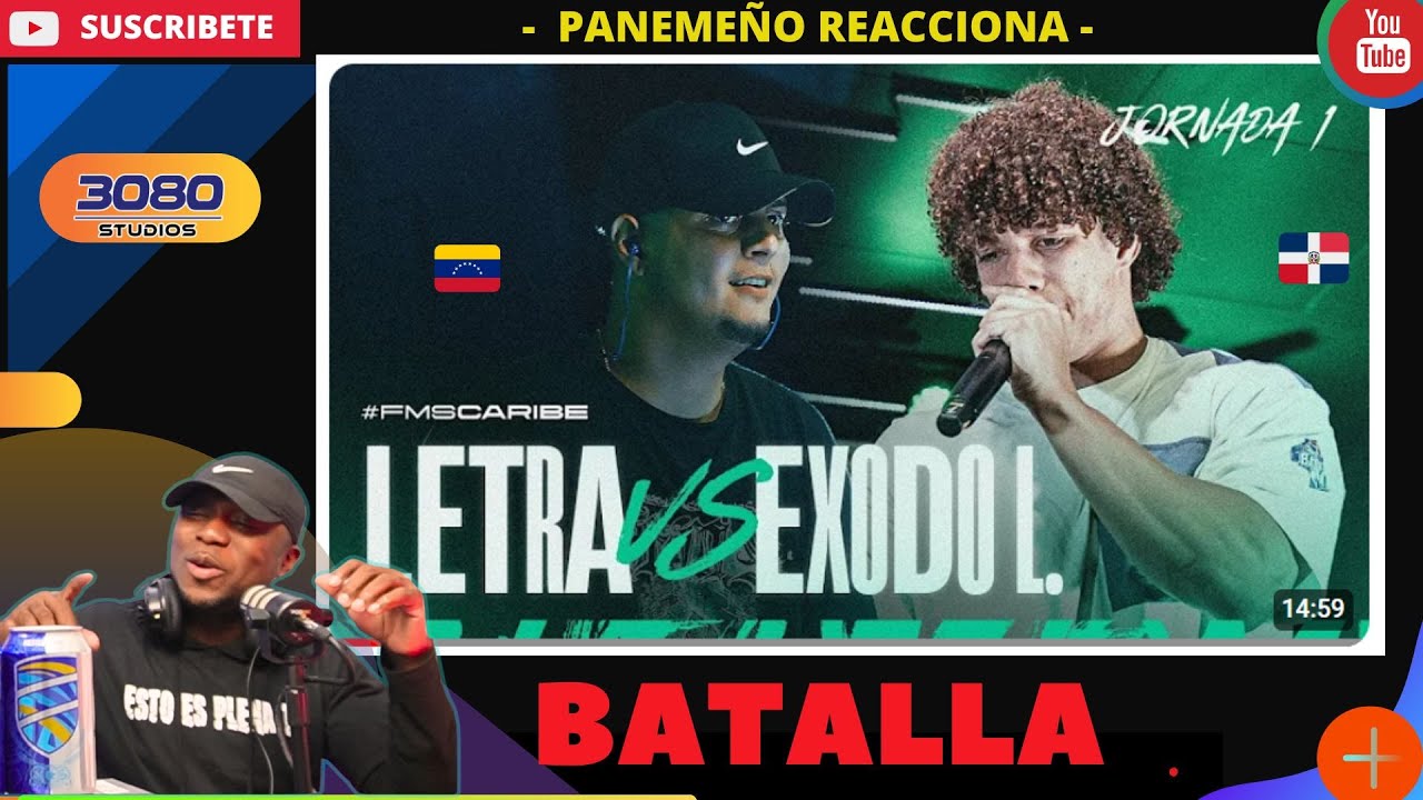 |PANAMEÑO REACCIONA| LETRA vs EXODO LIRICAL #FMSCARIBE 2024