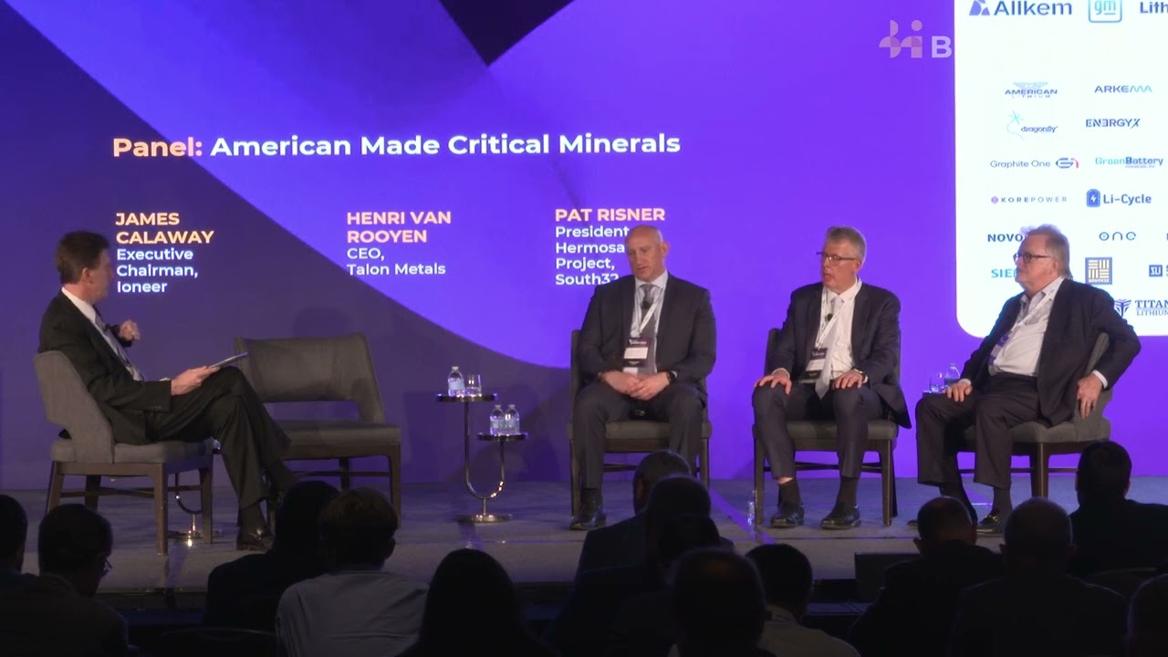 Chair James Calaway at the Benchmark Minerals Battery Gigafactory Conference Washington DC June 2023