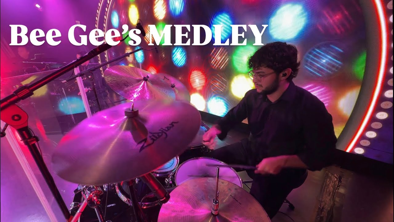 Bee Gee’s Medley - Production Cast, Matheus Juliano on drums 