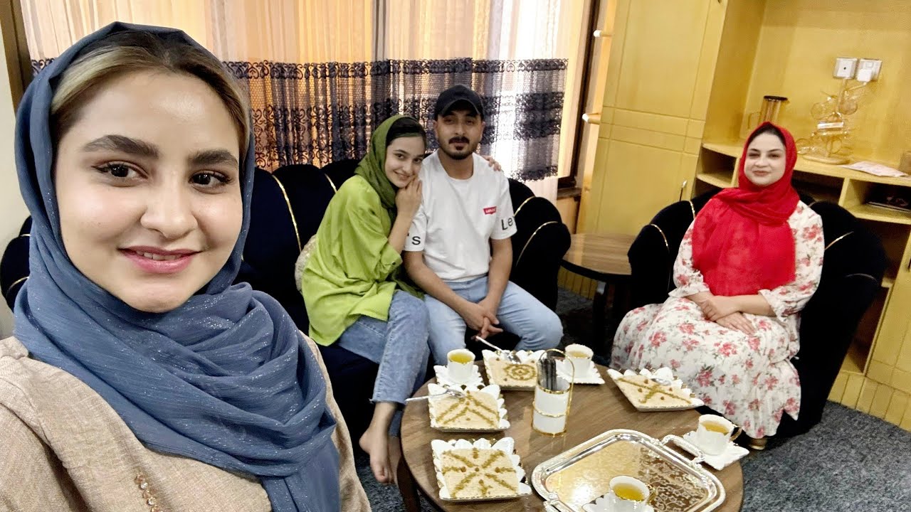 شیر برنج، عصرانه مزه دار را با احوال گیری از مادرم در ایران نوش جان کردیم❤️😍😋
