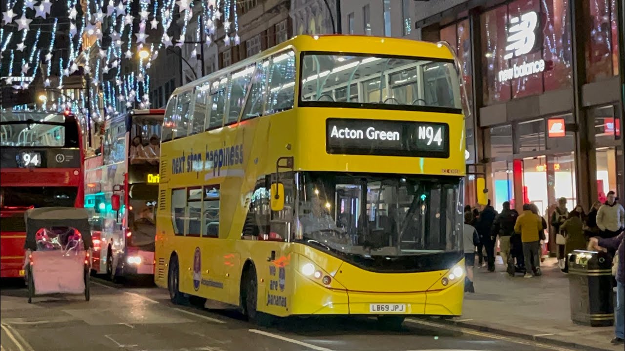 FRV. Ratp Group Route 94. Acton Green - Piccadilly Circus. E400 EV BCE47016 (LB69 JPJ) & BCE47018