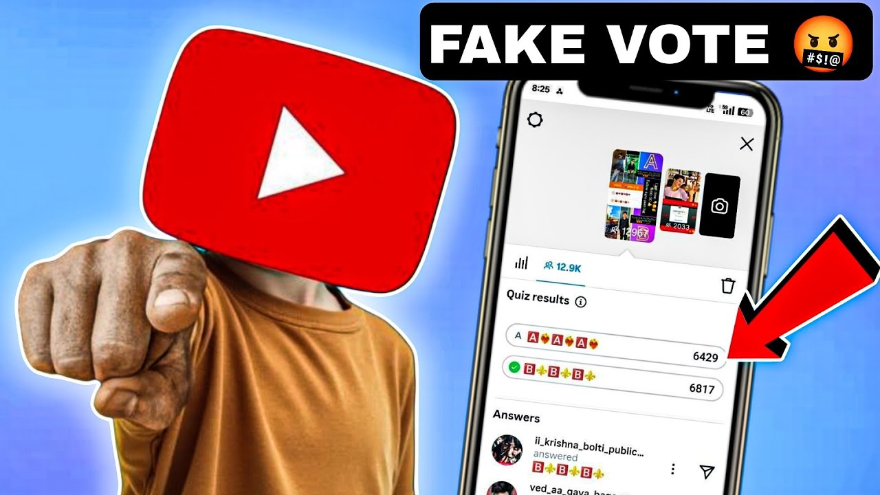 Instagram fake poll vote kaise badhaye 🤯 | get fake vote instagram 2 minutes