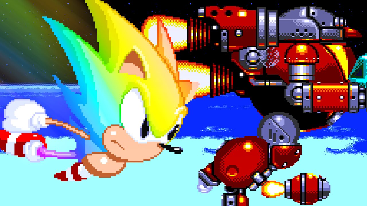 [TAS] Hyper Sonic VS Harder Doomsday Boss in Sonic 3 AIR