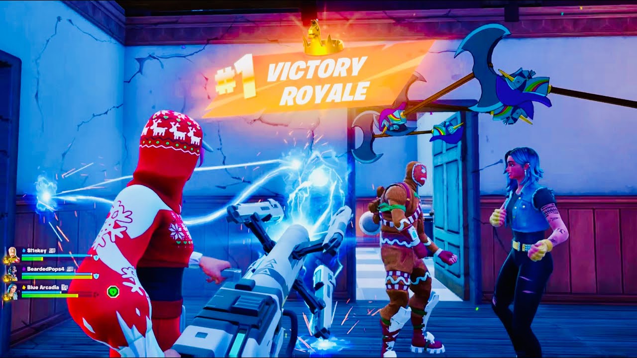 Fortnite Winning in Zerobuilds Squads NEW SEASON!