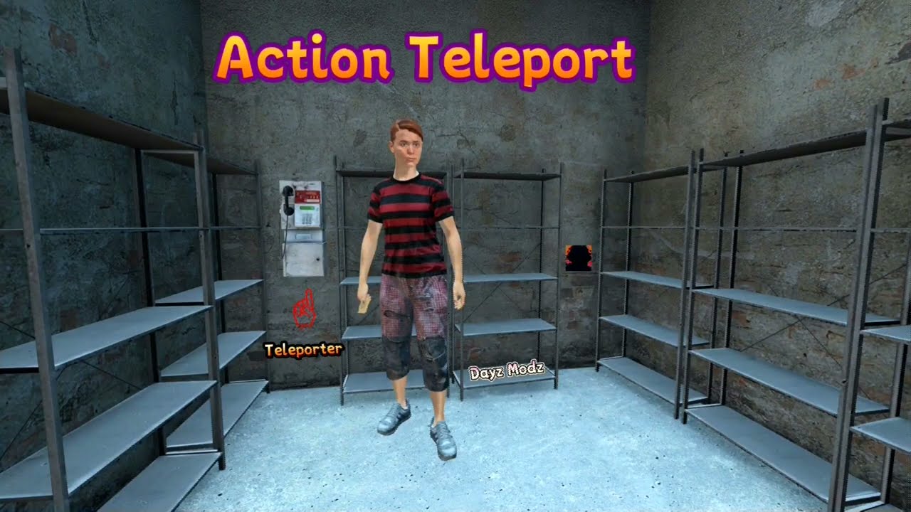Мод телепорта Dayz Action