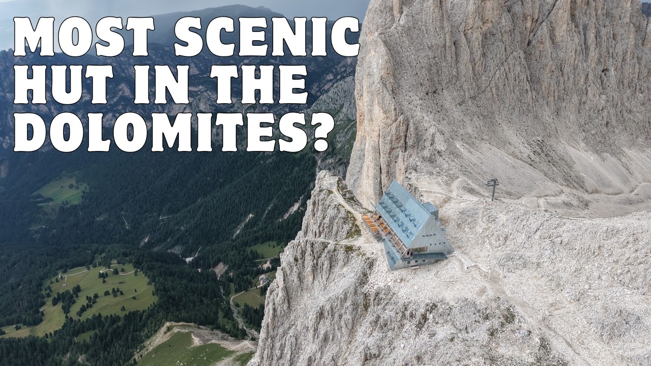 Passo Santner - Most scenic hut in the Italian Dolomites