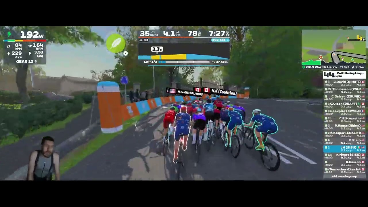 [BDev Indigo] Zwift Racing League Round 3 Race 2 - Redline Rally w/ SISU Dunnock