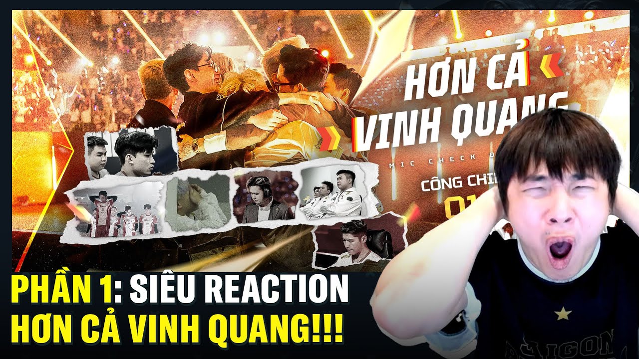 [P.1] SIÊU REACTION: HƠN CẢ VINH QUANG | SGP vs BOX - Ngoài Giới Hạn?? | BLV Thanh Tùng