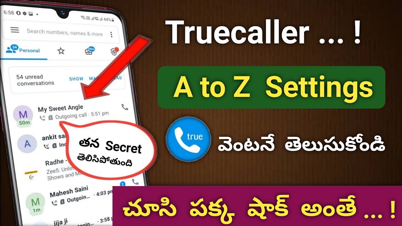 Truecaller Phone లో వాడుతున్నారా అయితే ఇది తెలుసుకోండి  | Truecaller A to Z Settings | Telugutechpro