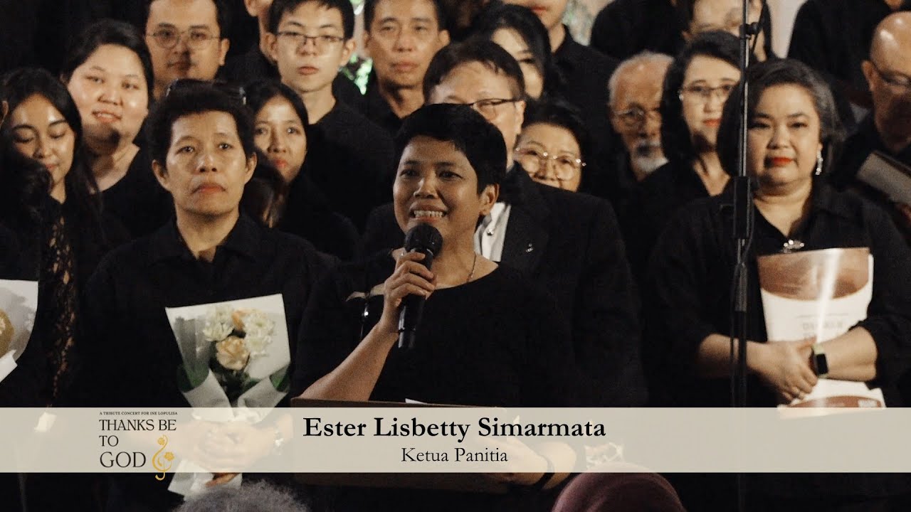 15 Sambutan Ketua Panitia Ester Lisbetty Simarmata (20260109 A Tribute Concert for Ine Lopulisa)