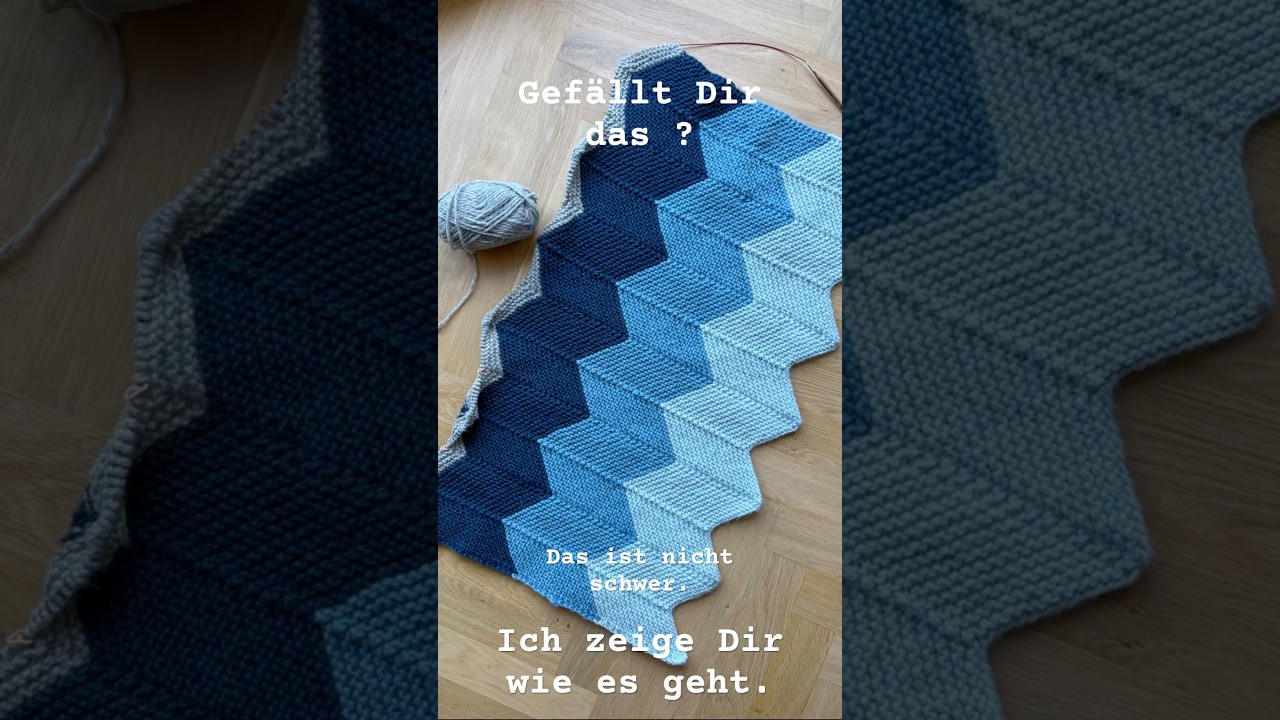 Vintage Decke Stricken - schnell und anf&auml;nglich #stricken #knitting #deckestricken #strickliebe
