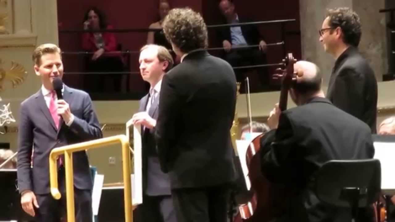 Jonas Kaufmann 14.5.15 Verleihung goldene Schallplatte Wien