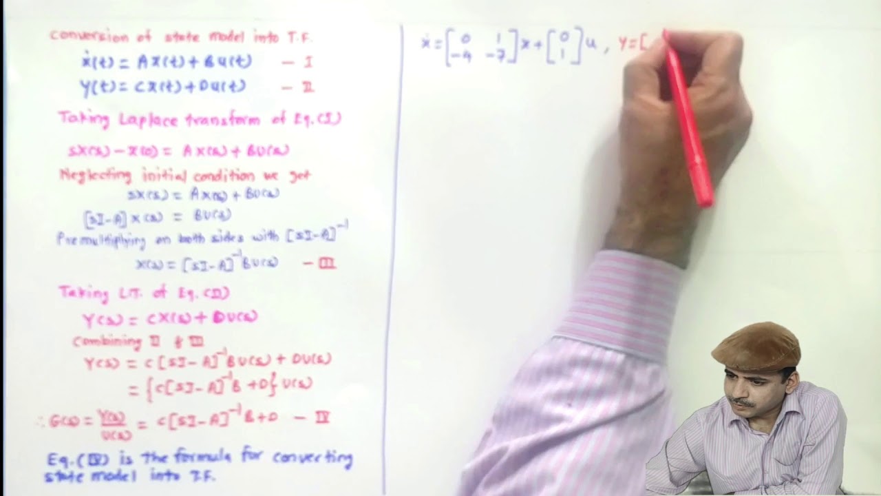 L7 Conversion of state model to transfer function