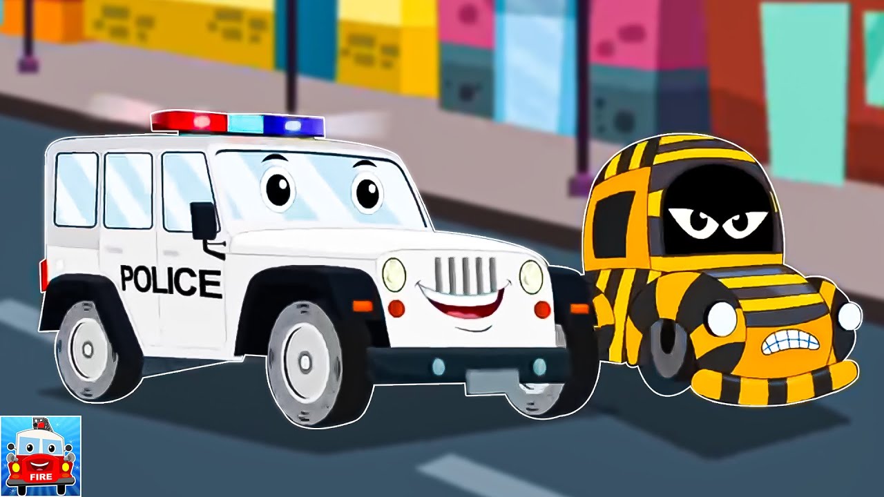Police Car Song & More Learning Nursery Rhymes for Toddler