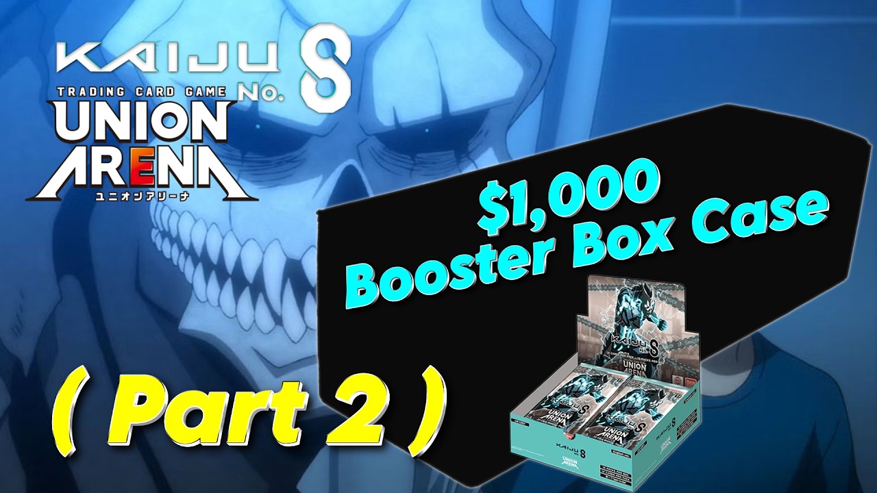 (Part 2) Opening a $1000 Kaiju No. 8 Booster Box CASE!!! | Union Arena