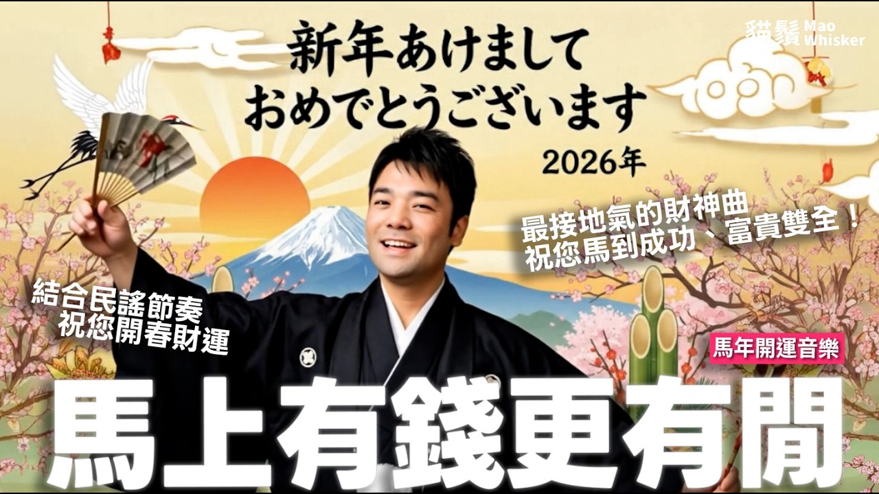 《馬上有錢更有閒》：最接地氣的財神曲，祝您馬到成功、富貴雙全！