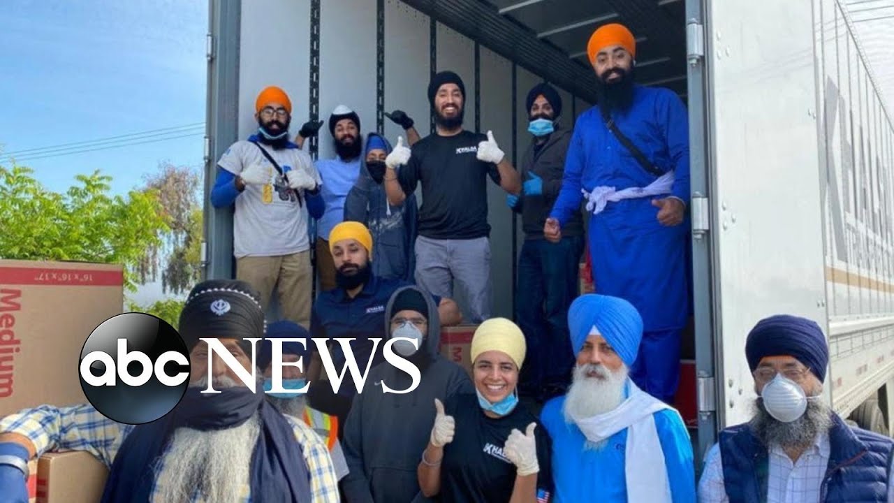 Volunteers across the country are cooking up meals and delivering groceries to families in need