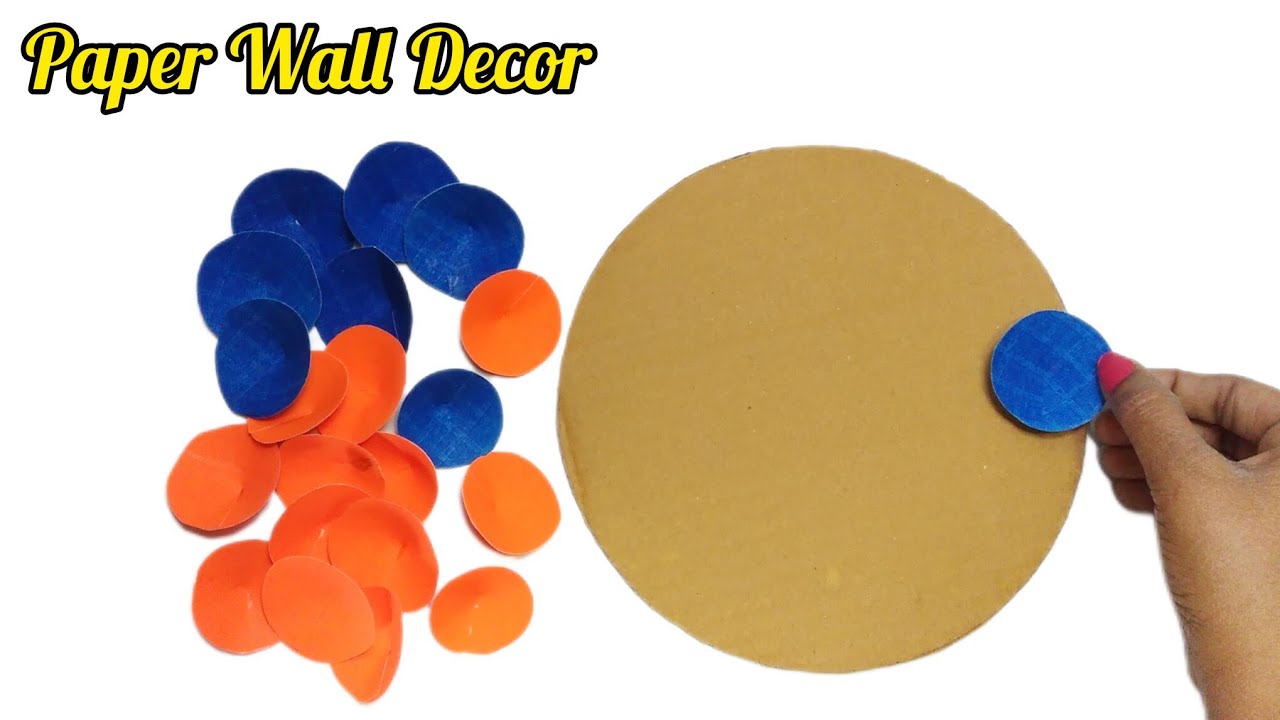 Quick Unique Paper Flower Wall Hanging| Wall Decor Idea | Paper Craft |Wall Hanging| Home Decor Idea