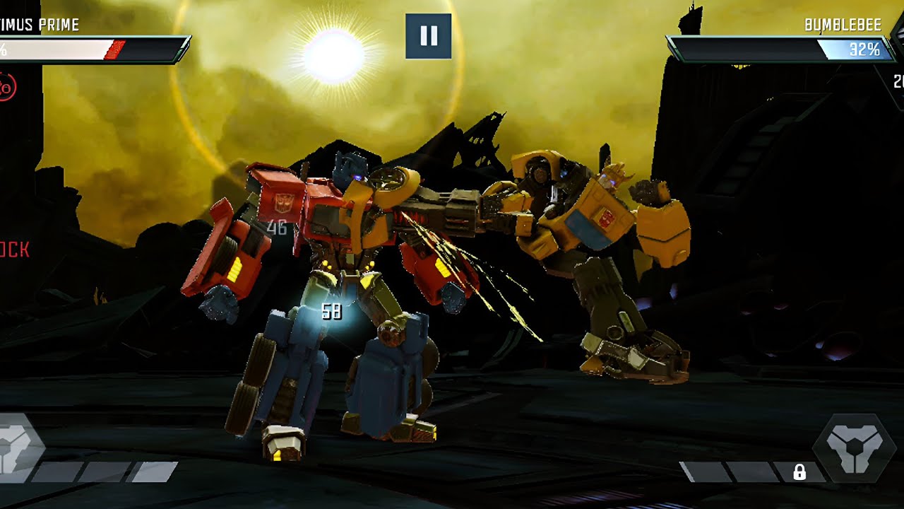 Transformers Forged 2 Fight Optimus Prime Vs Bumblebee