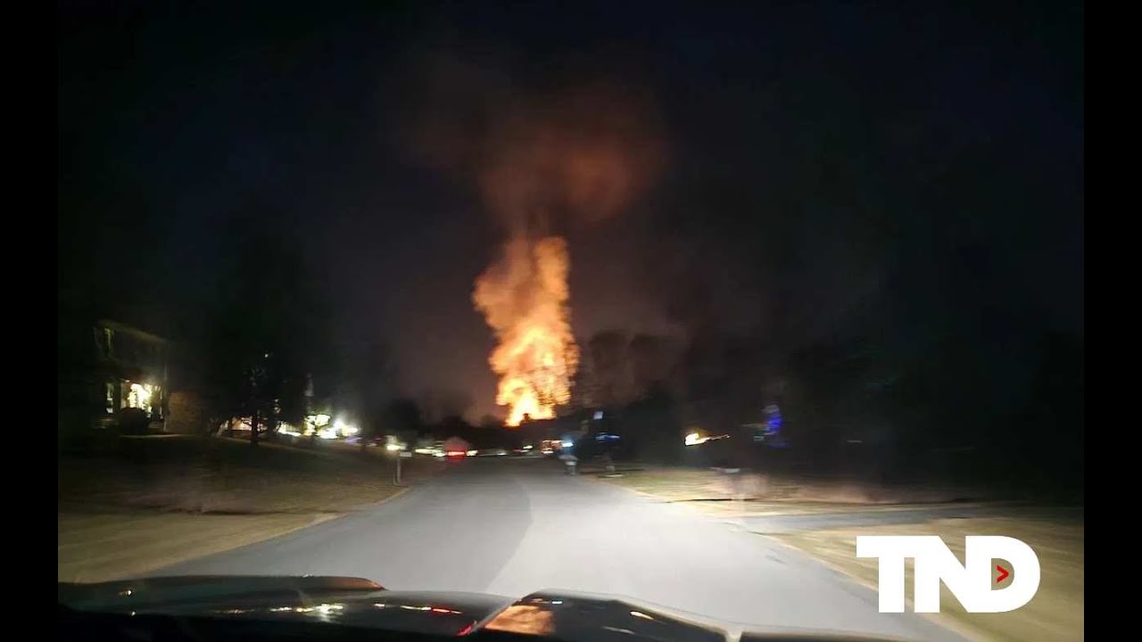 Propane truck strikes N.Y. railroad bridge and explodes, driver suffers severe burns
