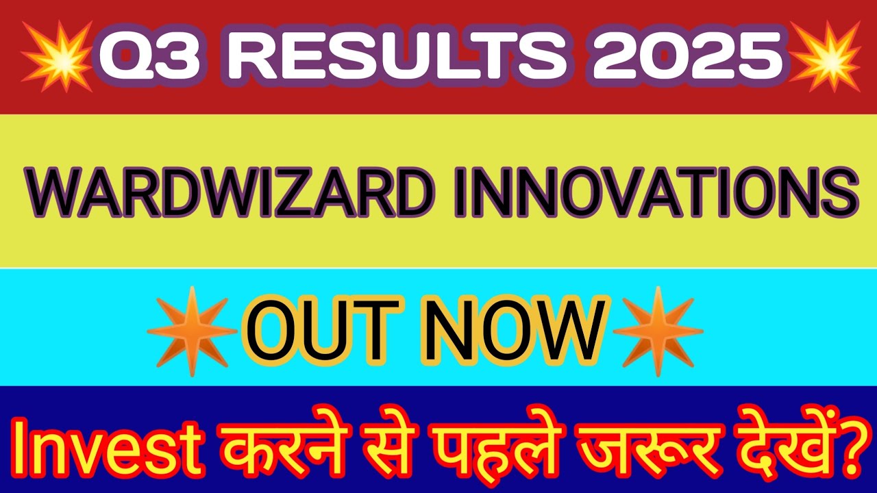 Wardwizard Q3 Results 2025 🔴Wardwizard Innovations Innovations Results 🔴Wardwizard Innovations Share