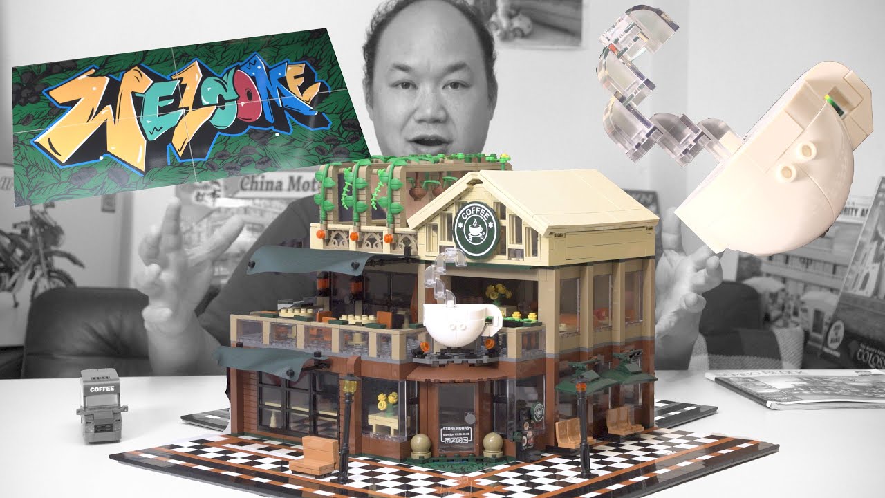 Starbucks not really Coffee Shop | Sembo Block Brick Review 601093