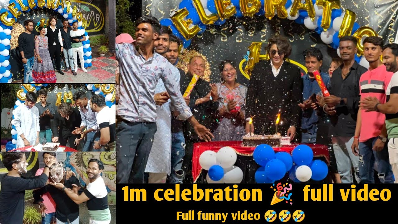 full funny video 1 million celebration 🎉
