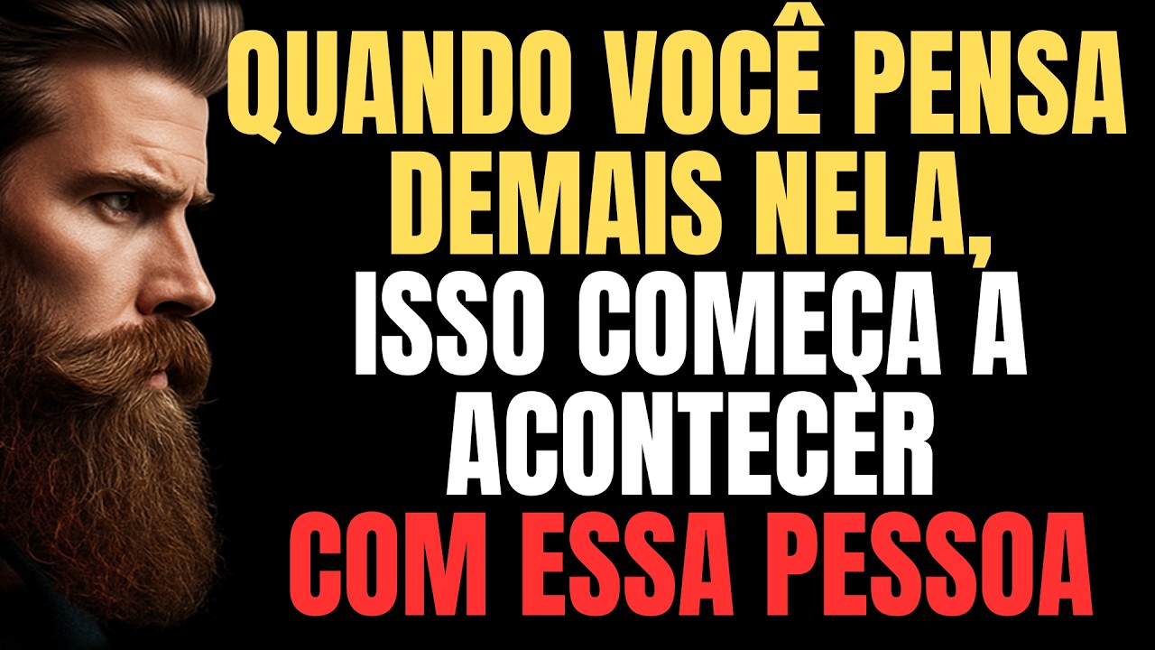 SE VOCÊ NÃO CONSEGUE PARAR DE PENSAR EM UMA PESSOA, ESSAS 3 COISAS ESTÃO ACONTECENDO COM ELA...