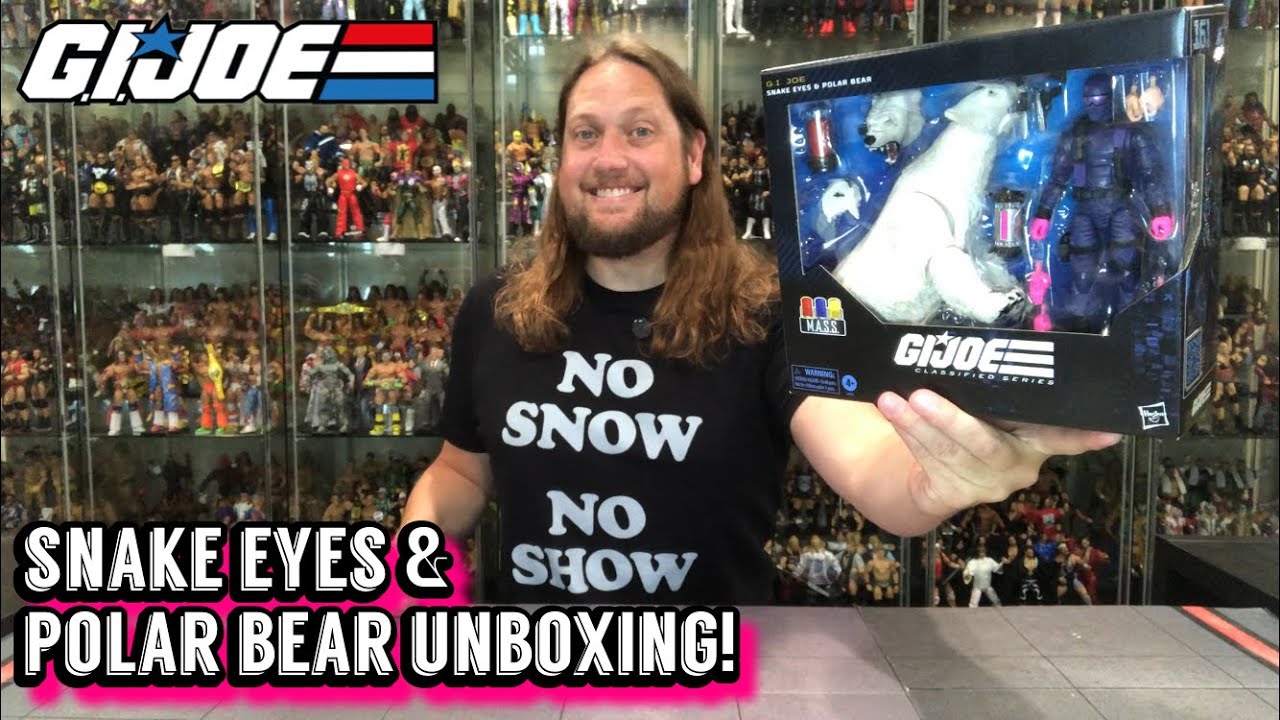 Snake Eyes & Polar Bear GIJOE Classified Series Unboxing & Review!