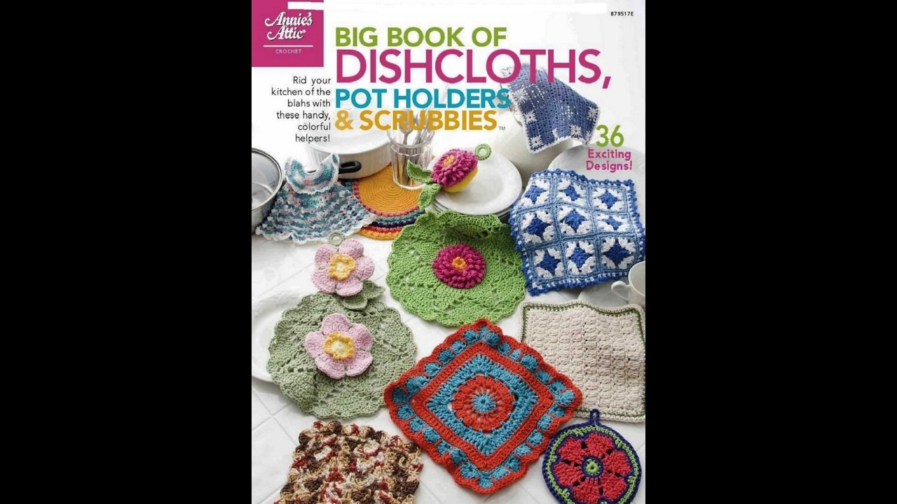 Big book of dishcloths, pot holders & scrubbies Книга зразків англійською мовою