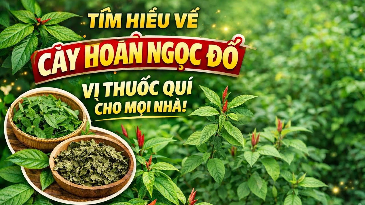 Cây hoàn ngọc đỏ, thuốc quý quen thuộc cho mọi nhà với nhiều tác dụng hỗ trợ rất tốt đối với đông y