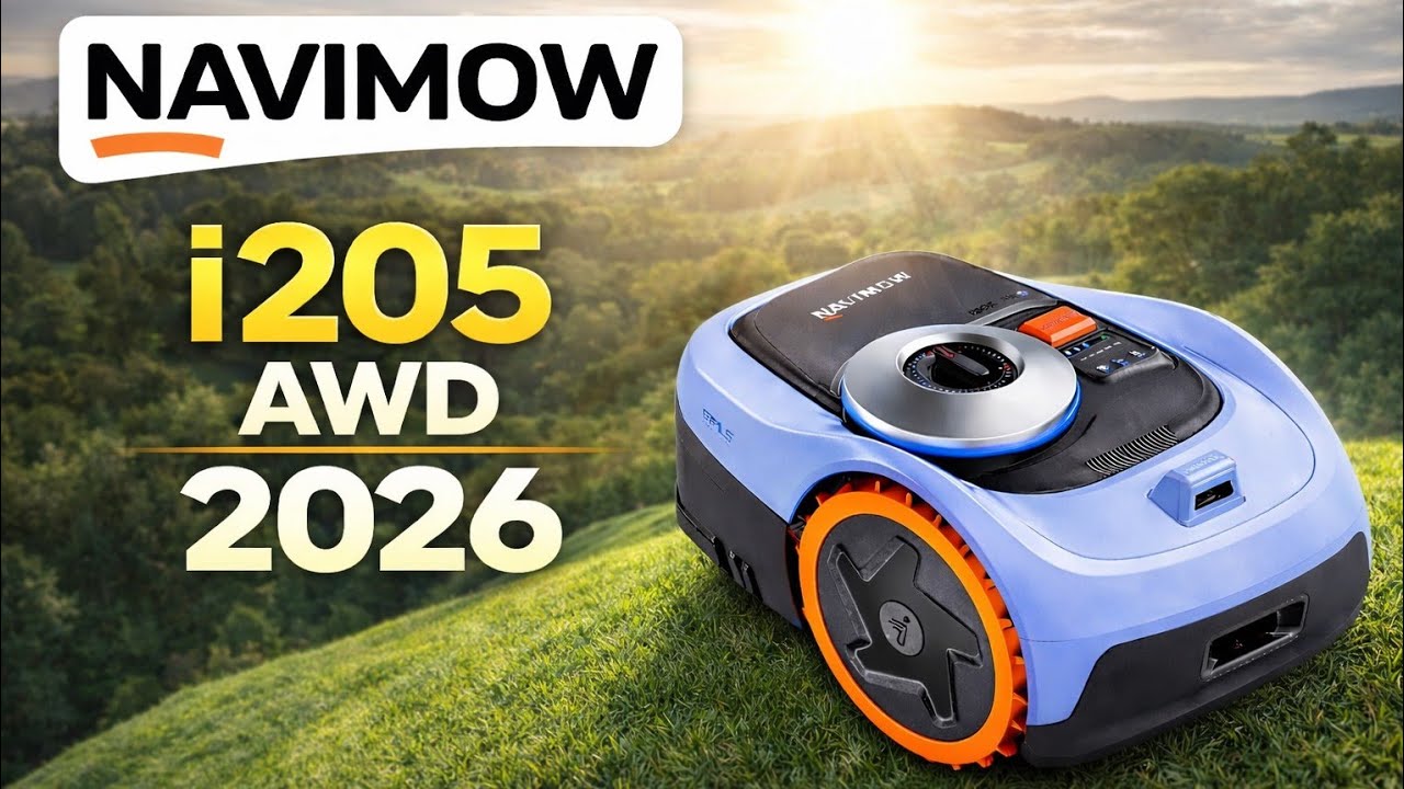 Navimow i205 AWD 2026 &ndash; WSZYSTKO CO MUSISZ WIEDZIEĆ! INSTALACJA, MAPOWANIE I KOSZENIE Navimow i2