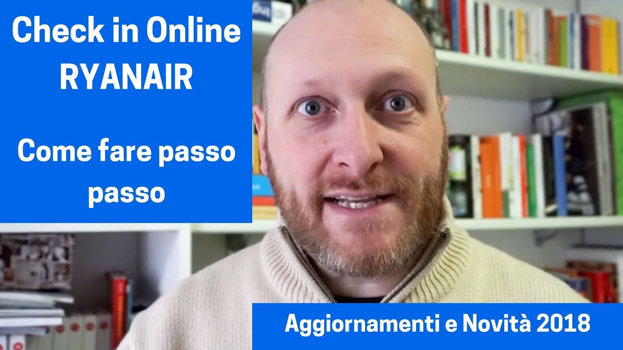 Check in Online Ryanair, come fare passo passo, aggiornamenti e novità Gennaio 2018