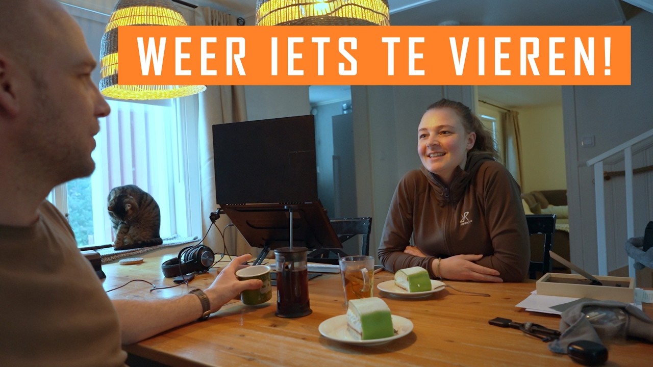 Bezoek bij de compostbakken & tijd voor gebak..!