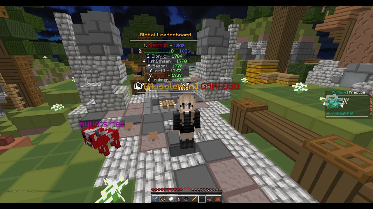 pvpgym global #1 and #1 CaveUHC