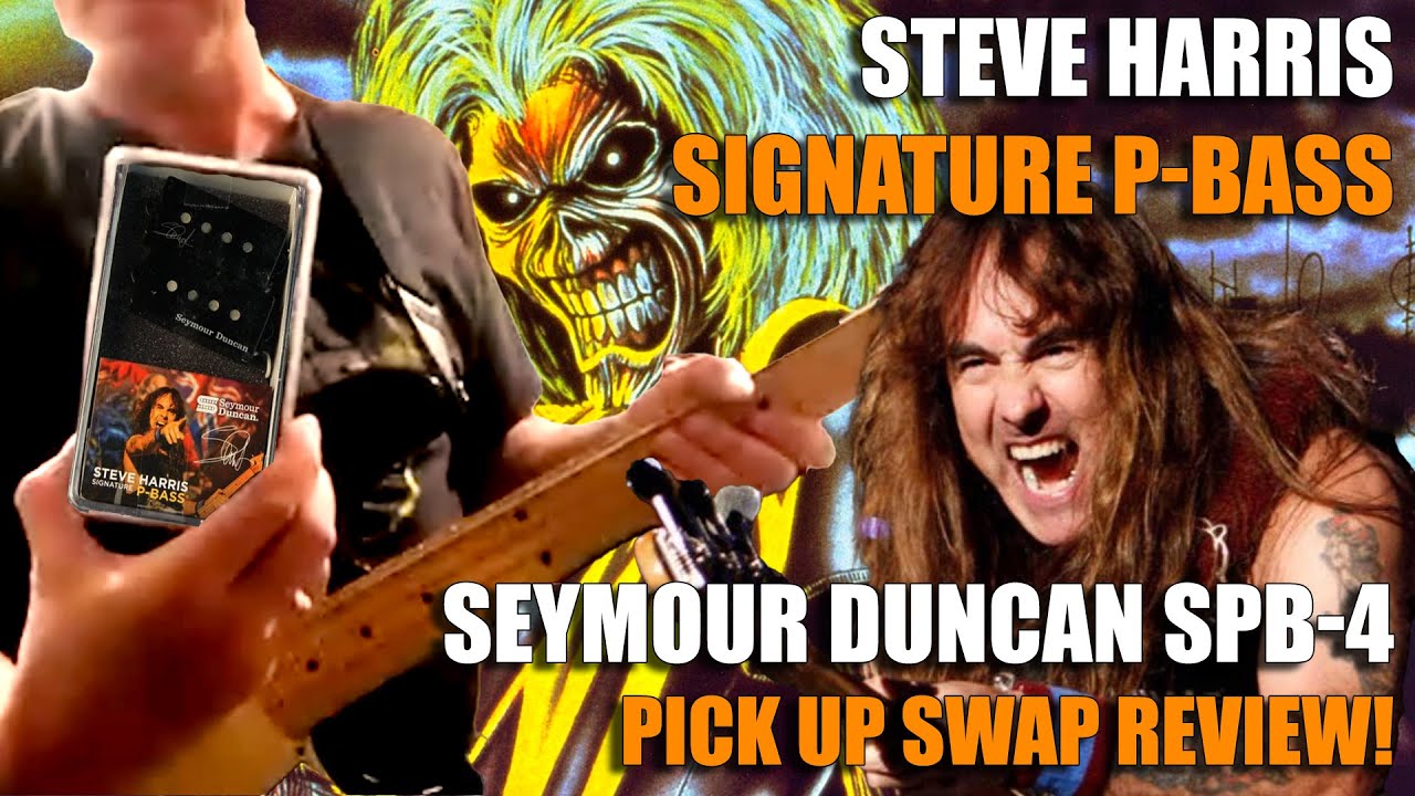 Seymour Duncan SPB-4 - Steve Harris Bass Pickup SWAP!