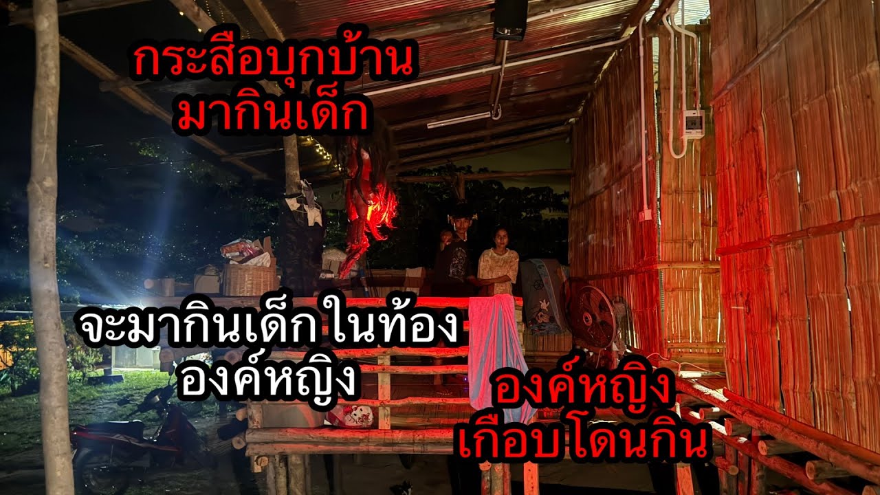 กระสือบุกบ้านจะมากินรคเด็ก￼“ในท้ององค์หญิง”น่ากลัวมากรีบเอาปืนยิง.?