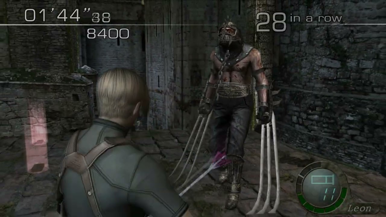 Resident Evil 4 HD Project - Leon All Stages Mercenaries 5 Stars | 4K 60FPS UHD PC |