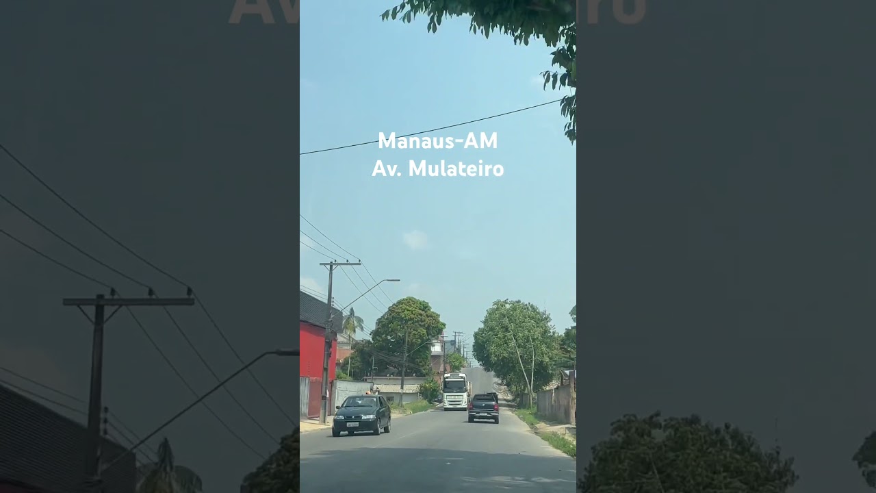Passeio de carro em Manaus. Av. Mulateiro #passeiodecarro #turismo #amazonas #viagem