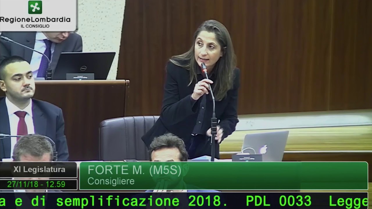 Non chiamatela semplificazione. Monica Forte in aula (27/11/2018)