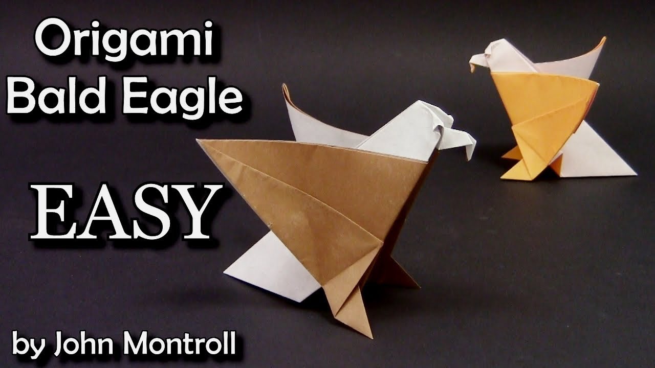Origami EAGLE EASY - Yakomoga Origami easy tutorial