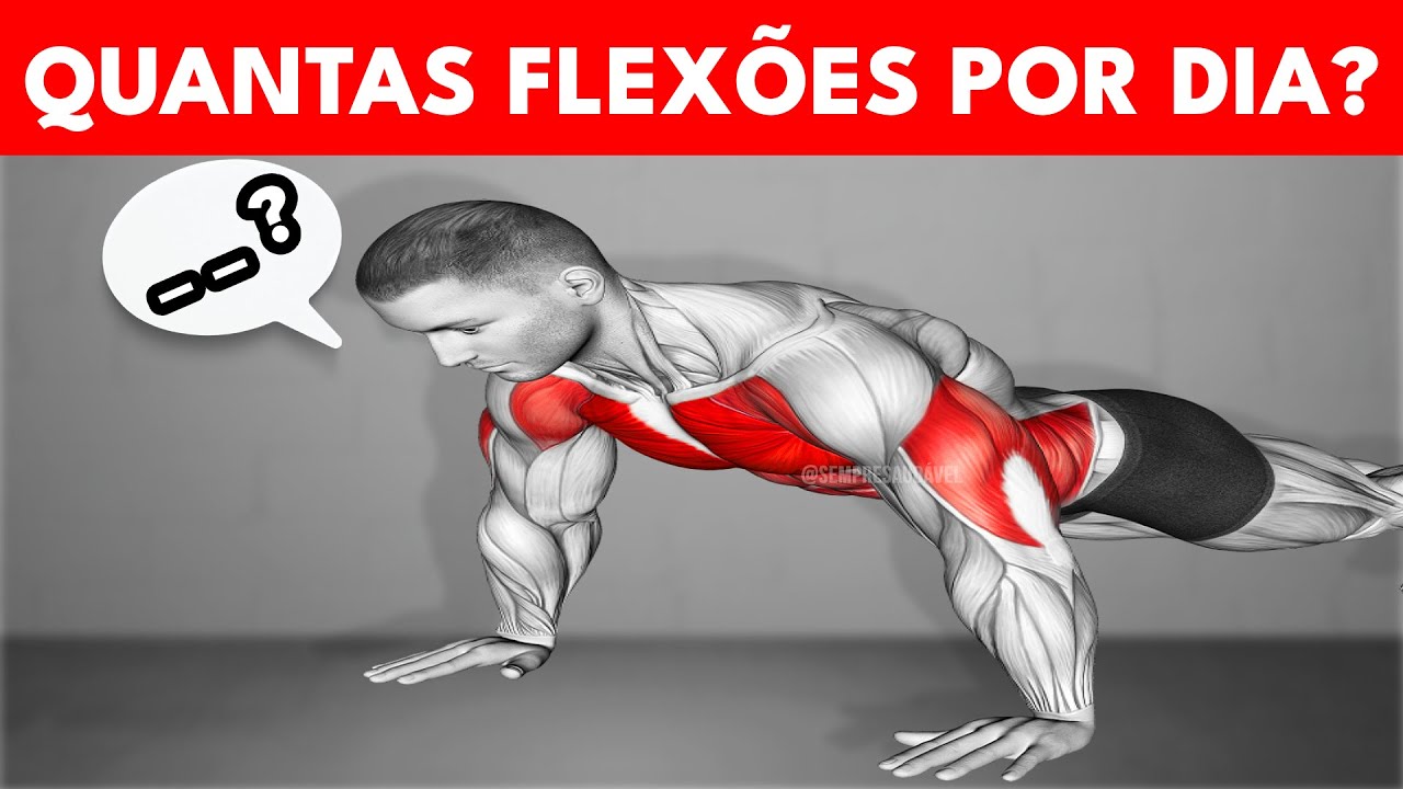 Quantas Flexões você deve fazer por dia para construir músculos?