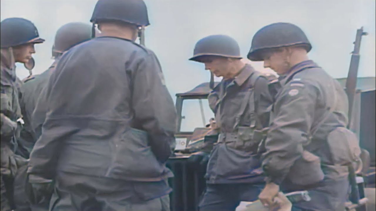World War 2 Colorized Documentary, Operation Market Garden, US 82nd & 101st Airborne Division
